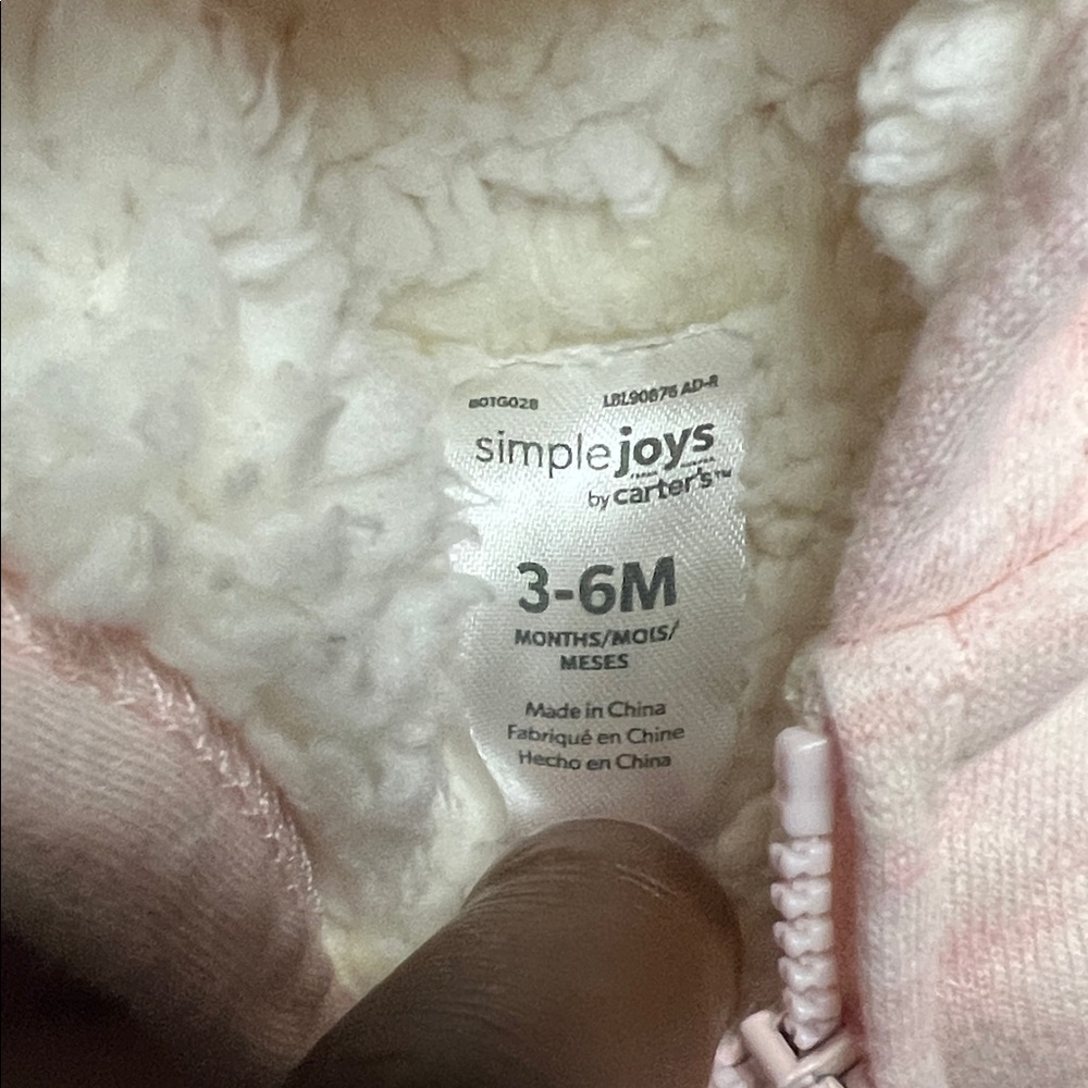 Cozy Pink Quilted Kids Hoodie - Picture 2 of 7